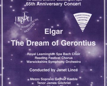 Our 2005 'The Dream of Gerontius' -  Janet LincÃƒÂ©'s last term as conductor